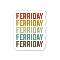 Ferriday City Retro T Shirt Sticker | Artistshot