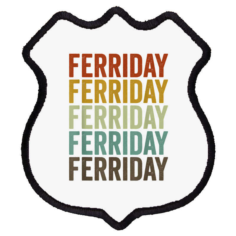 Ferriday City Retro T Shirt Shield Patch | Artistshot