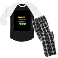 Paradise Pd 461 Men's 3/4 Sleeve Pajama Set | Artistshot