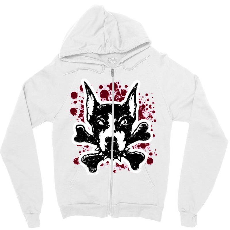 Doberman Pinscher Zipper Hoodie by ALVINTRIMBLE | Artistshot