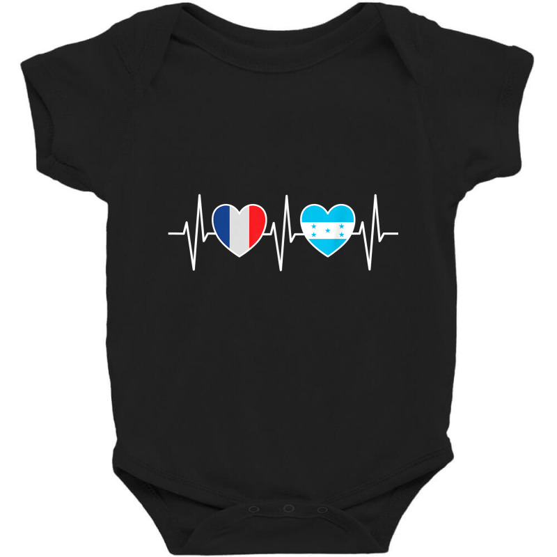 France And Honduras Honduran Flag Flag T Shirt Baby Bodysuit by kylrahal8pot | Artistshot