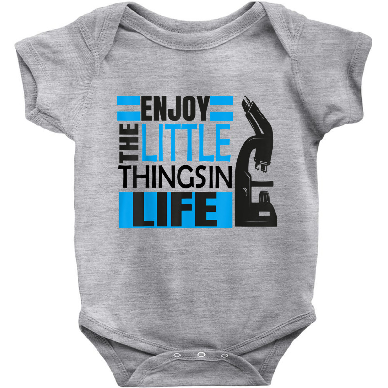 Funny Microscope, Microbiologists Biology Nerd Science Lab T Shirt Baby Bodysuit | Artistshot