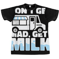 Fun Milk Dairy Cow   Farm Farming Farmer Milk Truck T Shirt Graphic T-shirt | Artistshot