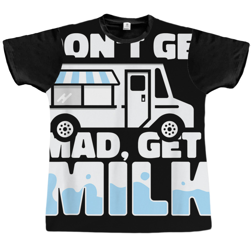 Fun Milk Dairy Cow   Farm Farming Farmer Milk Truck T Shirt Graphic T-shirt | Artistshot