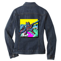 Limited Edition Bionic Warrior Ladies Denim Jacket | Artistshot