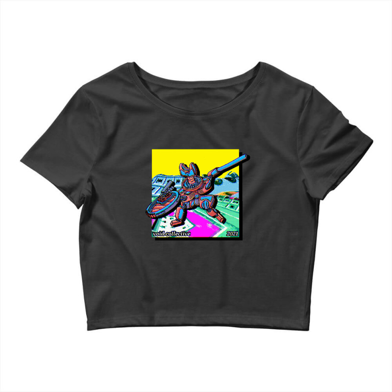 Limited Edition Bionic Warrior Crop Top by Milne Charlton | Artistshot