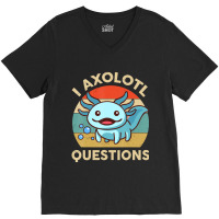 Hot Trend I Axolotl Questions Cute Axolotl Plush Funny Kids V-neck Tee | Artistshot