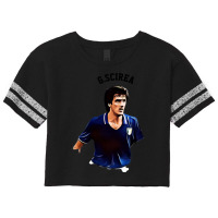 Legends Of The Beautiful Game Cartoon Collection Legends Gaetano Scire Scorecard Crop Tee | Artistshot