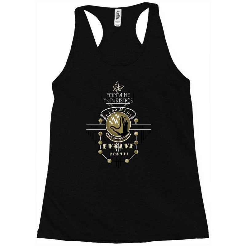 Fontaine Futuristic's Plasmids Ad Racerback Tank by NicholetteJeanHastings | Artistshot