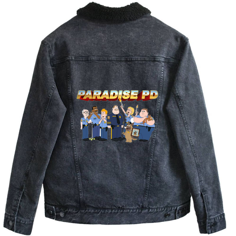 Paradise Pd 801 Unisex Sherpa-Lined Denim Jacket by StarActon | Artistshot