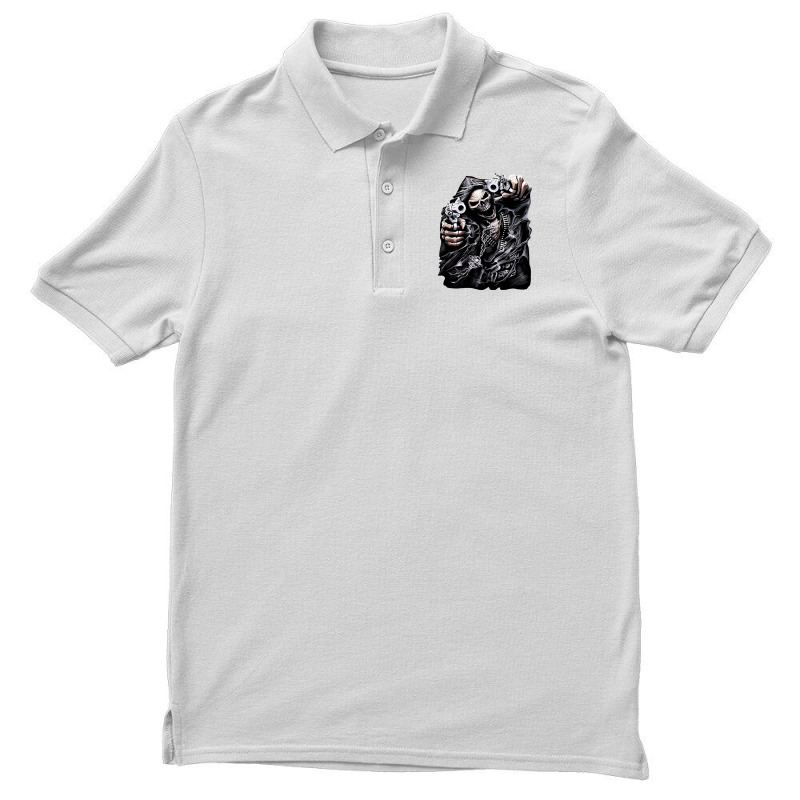 Gangster Skeleton Men's Polo Shirt | Artistshot