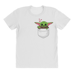 cute baby yoda pocket All Over Women's T-shirt | Artistshot