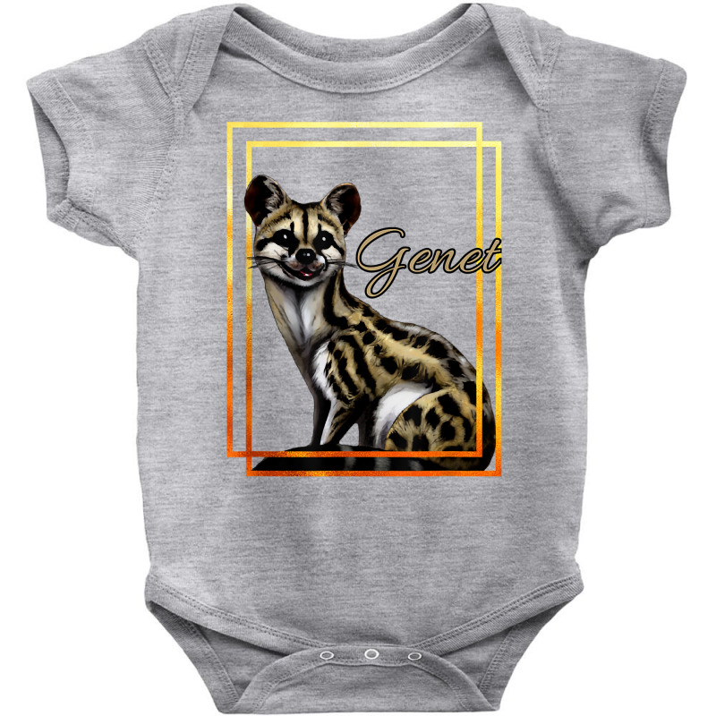 Genet African Animal Exotic Pets Genet Lovers Design T Shirt Baby Bodysuit by shmonotpv4s | Artistshot