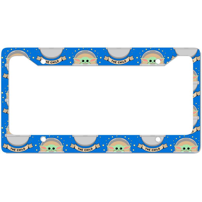 The Child Mandalorian License Plate Frame by honeysuckle | Artistshot