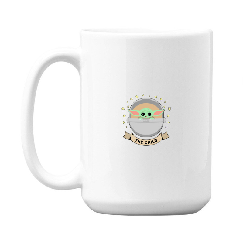 The Child Mandalorian 15 Oz Coffee Mug by honeysuckle | Artistshot