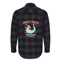 Tails And Tales Summer Reading 2021 Library Dragon 1 Flannel Shirt | Artistshot