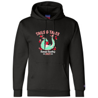 Tails And Tales Summer Reading 2021 Library Dragon 1 Champion Hoodie | Artistshot