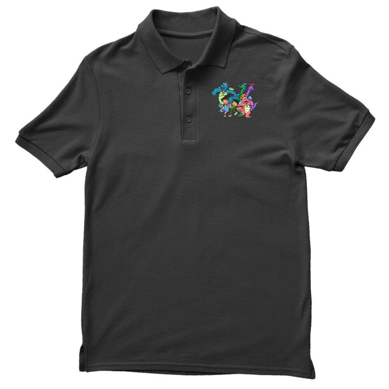 Cool Cartoons For Children Attractive Dragon Tales Retro 1 Men's Polo Shirt by SparkleTzeremes | Artistshot