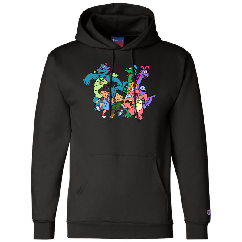 Cool Cartoons For Children Attractive Dragon Tales Retro 1 Champion Hoodie by SparkleTzeremes | Artistshot