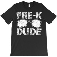 Trending Kids Pre-k Dude First Day Of Preschool Back To School T-shirt | Artistshot