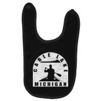 Hot Trend Cable Lake Canoeing Michigan Baby Bibs | Artistshot