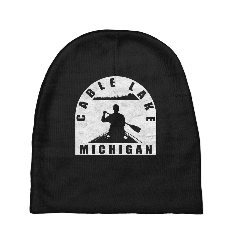 Hot Trend Cable Lake Canoeing Michigan Baby Beanies | Artistshot