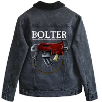 Hot Trend Bolter - Big Ass Bullets! Unisex Sherpa-lined Denim Jacket | Artistshot