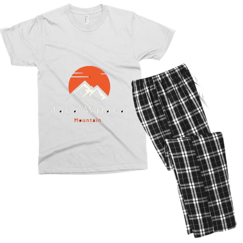 Jayawijaya Mountain Indonesia Men's T-shirt Pajama Set | Artistshot