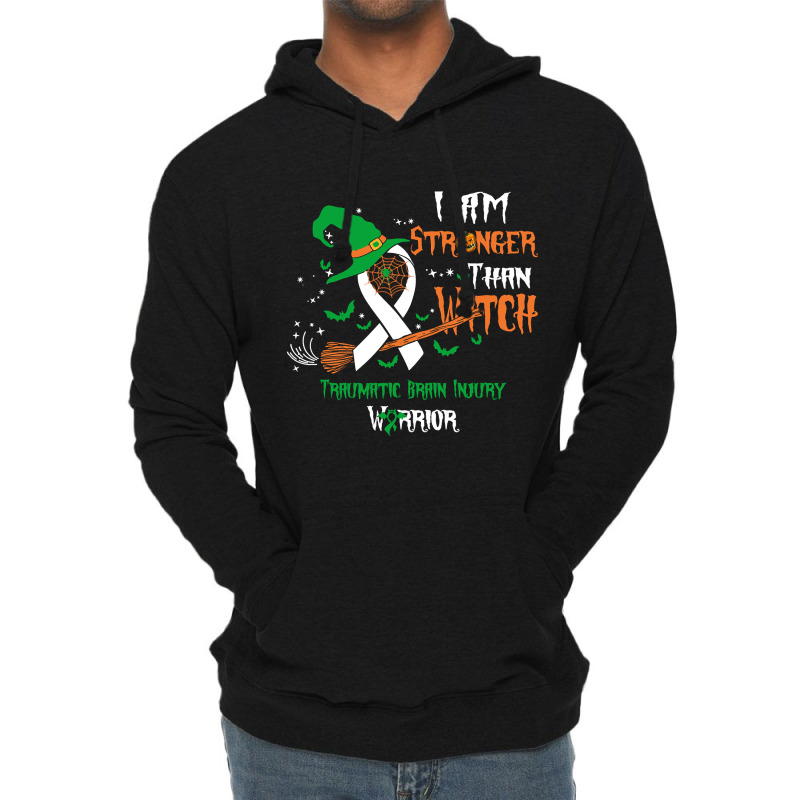 Hot Trend Traumatic Brain Injury Awareness I Am Stronger Than Witch Lightweight Hoodie | Artistshot