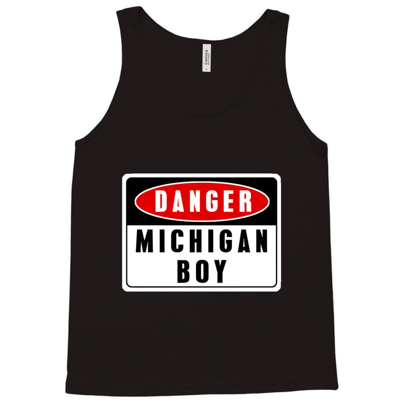 Limited Edition Danger! Michigan Boy Tank Top by Crews Micki | Artistshot