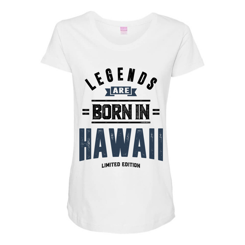 Hawaii Maternity Scoop Neck T-shirt by Chris Ceconello | Artistshot