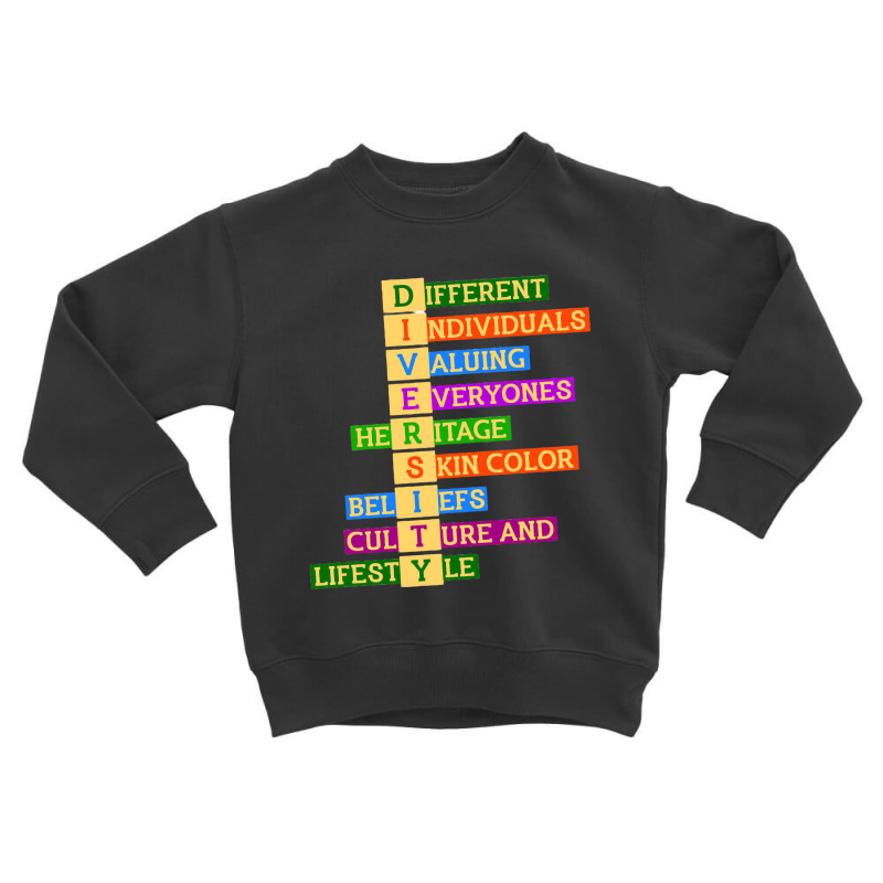 Limited Edition Rights Diversity Toddler Sweatshirt by fenderbendable | Artistshot