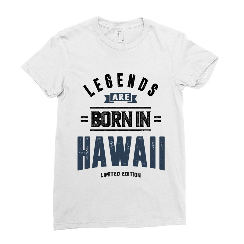 Hawaii Ladies Fitted T-Shirt by Chris Ceconello | Artistshot