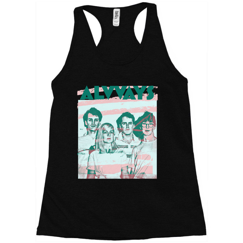 Trending Alvvays ≥≤ Original Glitch Style Fan Artwork Racerback Tank by bummercaught | Artistshot