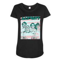 Trending Alvvays ≥≤ Original Glitch Style Fan Artwork Maternity Scoop Neck T-shirt | Artistshot