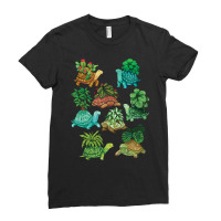 Limited Edition Turtle Plants Ladies Fitted T-shirt | Artistshot