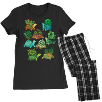 Limited Edition Turtle Plants Women's Pajamas Set | Artistshot