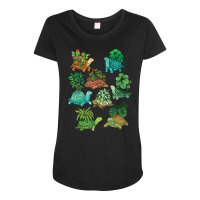 Limited Edition Turtle Plants Maternity Scoop Neck T-shirt | Artistshot