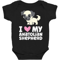 I Love My Anatolian Shepherd Dog T Shirt Baby Bodysuit | Artistshot