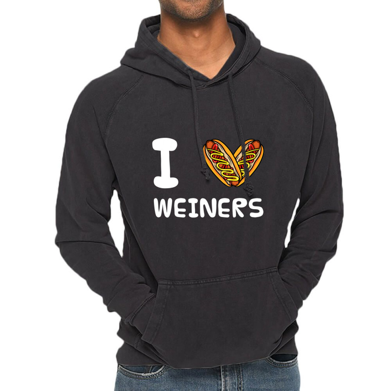 Hot Trend I Love Weiners Hotdogs Frankfurter Wiener Frank Sausage Bun Vintage Hoodie by behindcedar22 | Artistshot