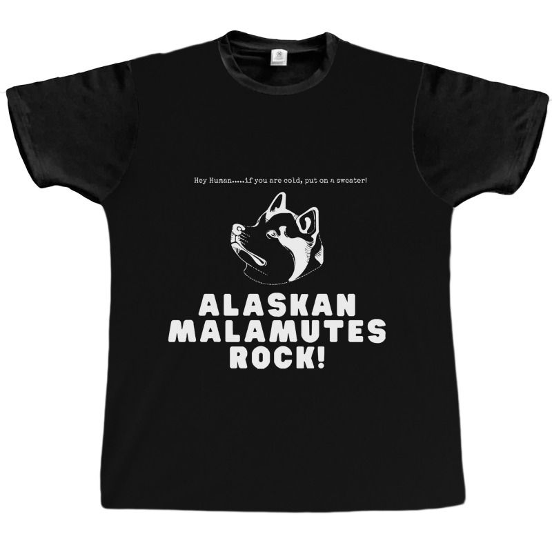 Alaskan Malamutes T Shirt Alaskan Malamutes Rock Graphic T-shirt | Artistshot