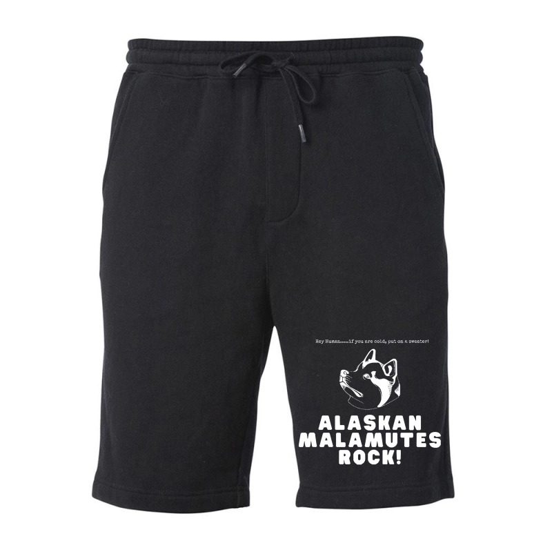 Alaskan Malamutes T Shirt Alaskan Malamutes Rock Fleece Short | Artistshot