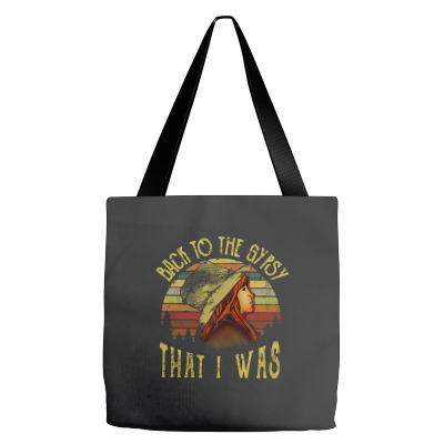 Back To The Gypsy That I Was Tote Bags Designed By Alpha Art