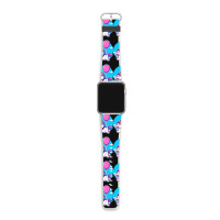 Limited Edition Cute Unicorn Floating With Balloon Cartoon Apple Watch Band | Artistshot