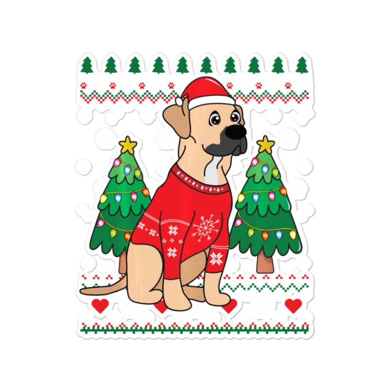 Limited Edition Black Mouth Cur Christmas Ornament Tree Mom Dad Gift Sticker | Artistshot