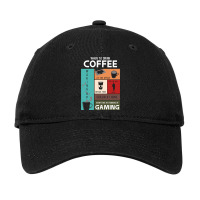 Limited Edition Drink Coffee Everytime Im Thinking Of Gaming Adjustable Cap | Artistshot