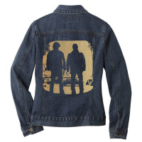 Trending Dean And Sam - Wood Ladies Denim Jacket | Artistshot