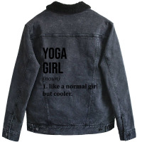 Limited Edition Yoga-y8zbl Unisex Sherpa-lined Denim Jacket | Artistshot