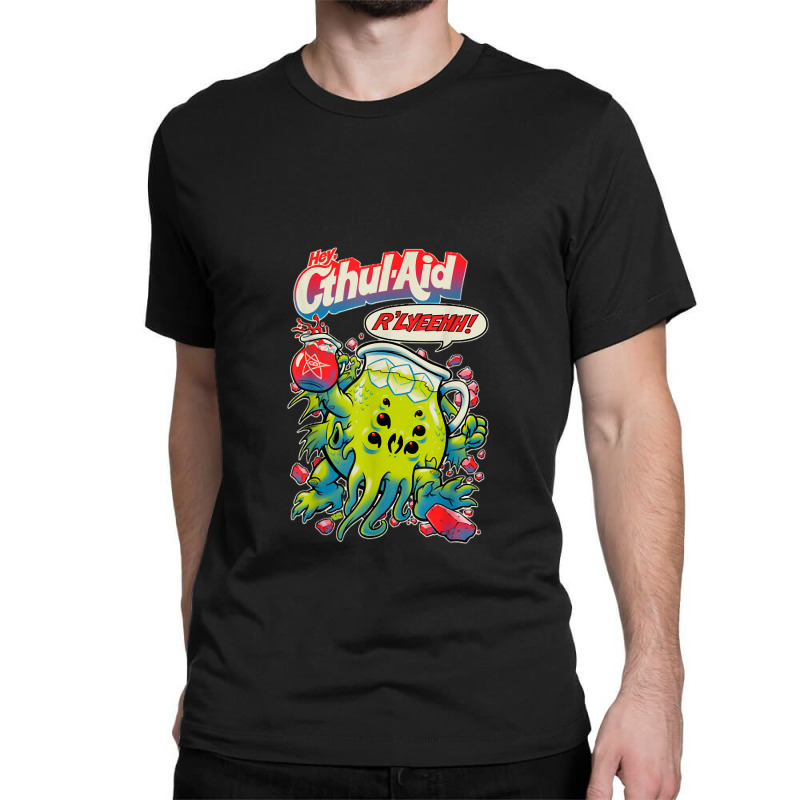 Hey Cool Cthulhu Aid R'lyeehh! Classic T-shirt by JosephWDaniels | Artistshot