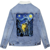 Staryy Magical World Unisex Sherpa-lined Denim Jacket | Artistshot